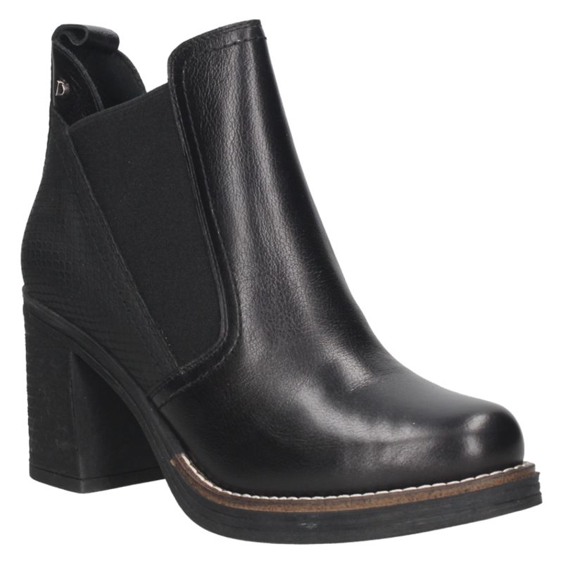 POLLINI - Botín Casual Mujer Negro Pollini