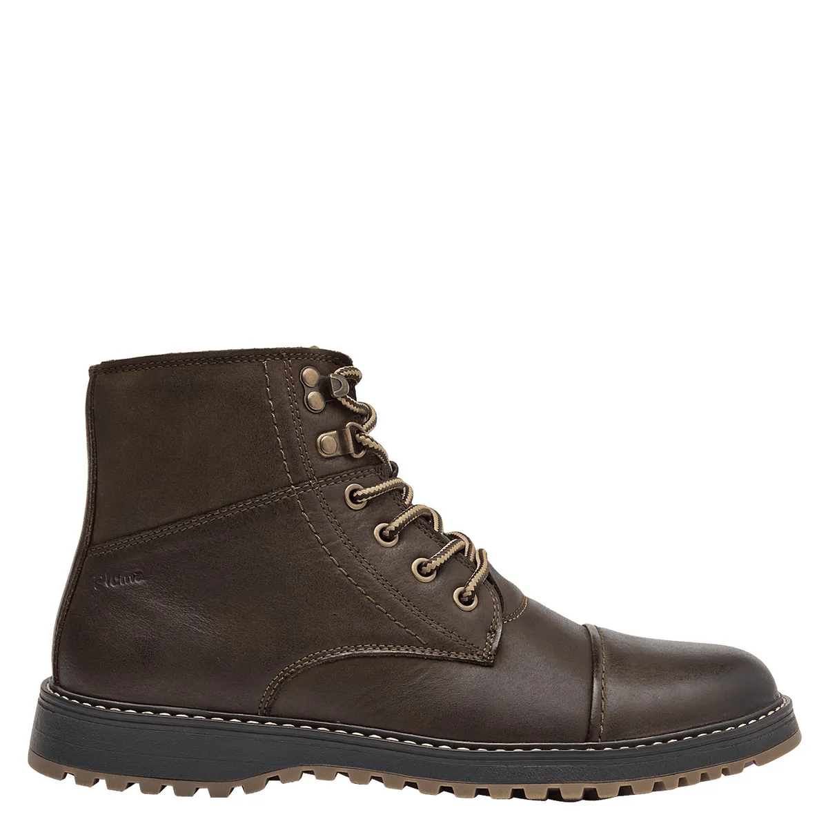PLUMA - Botin Casual Hombre Marrón Pluma