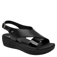 16 HRS - Sandalia Casual Mujer Negro