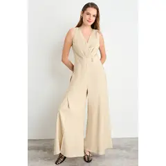 IO - Enterito Liso Mujer Beige