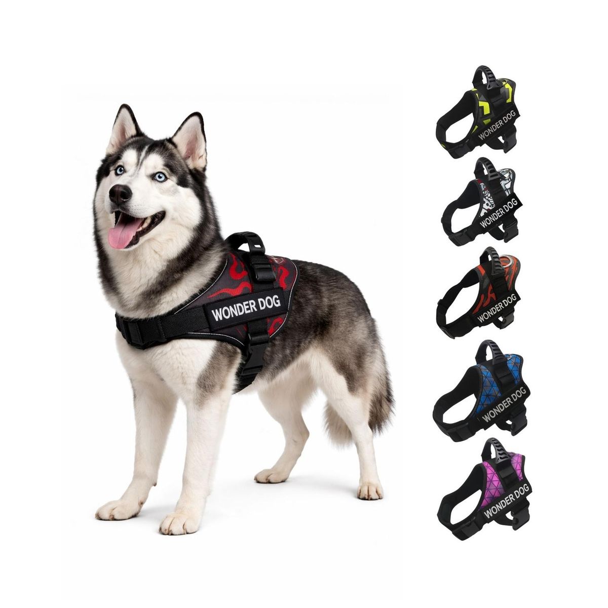 GENERICO - Arnés Antitirones Pechera Perro Grande Talla XL - Amarillo - XL