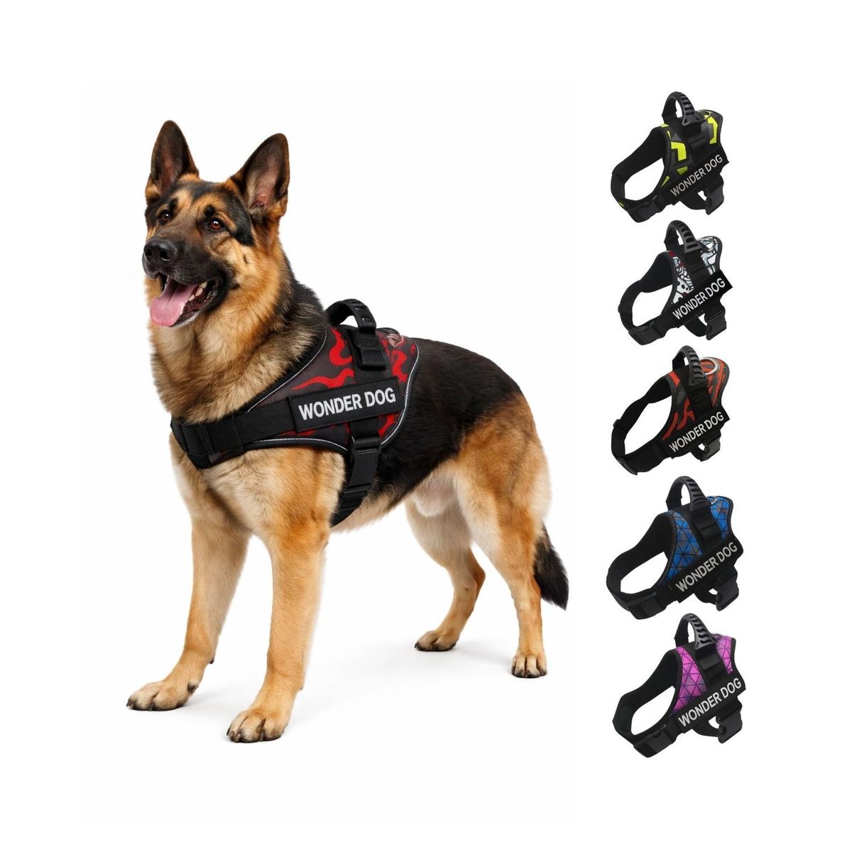 GENERICO - Arnés Antitirones Pechera Perro Gigante Talla XXL - Rosa - XXL