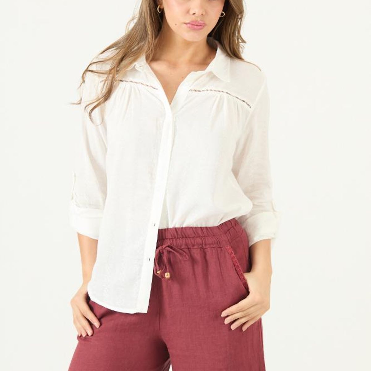 PRIVILEGE - Blusa blanca PRIVILEGE 3528