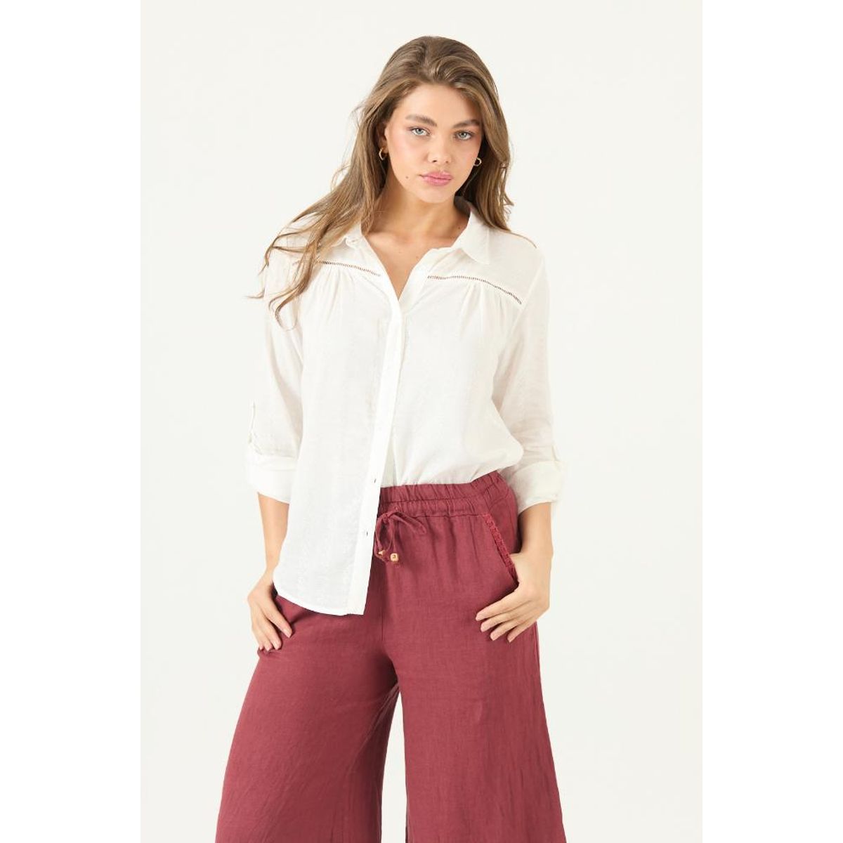 PRIVILEGE - Blusa blanca PRIVILEGE 3528