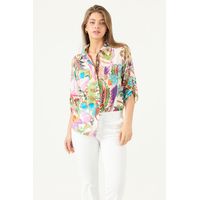 Blusa multicolor estampada 3543