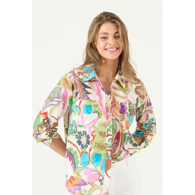 Imagen 2 del producto Blusa multicolor estampada 3543
