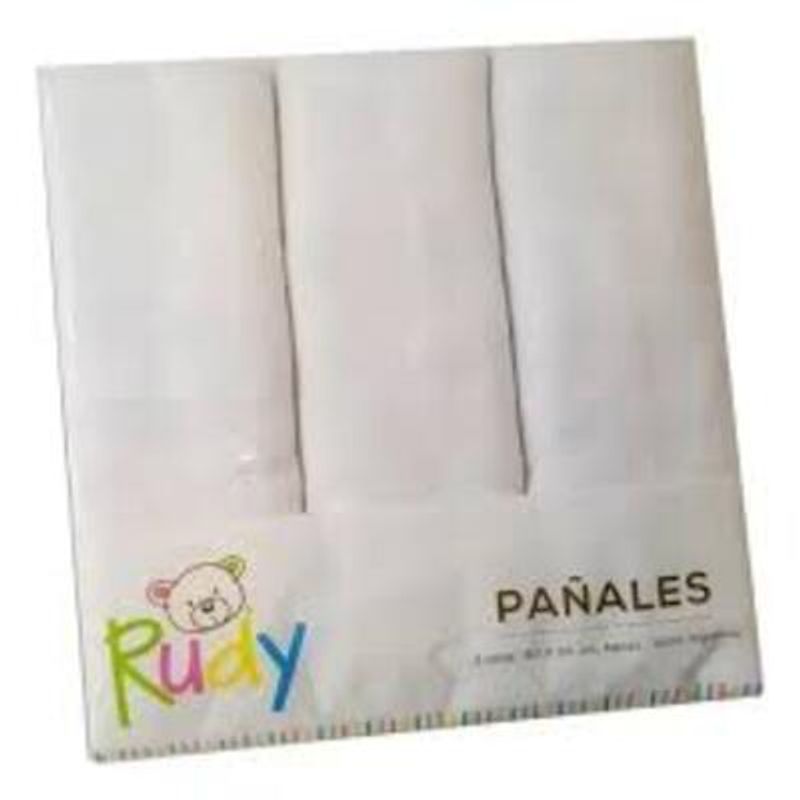 GENERICO - Rudy Pañal Algodón tuto Pack x3 unidades-Blanco