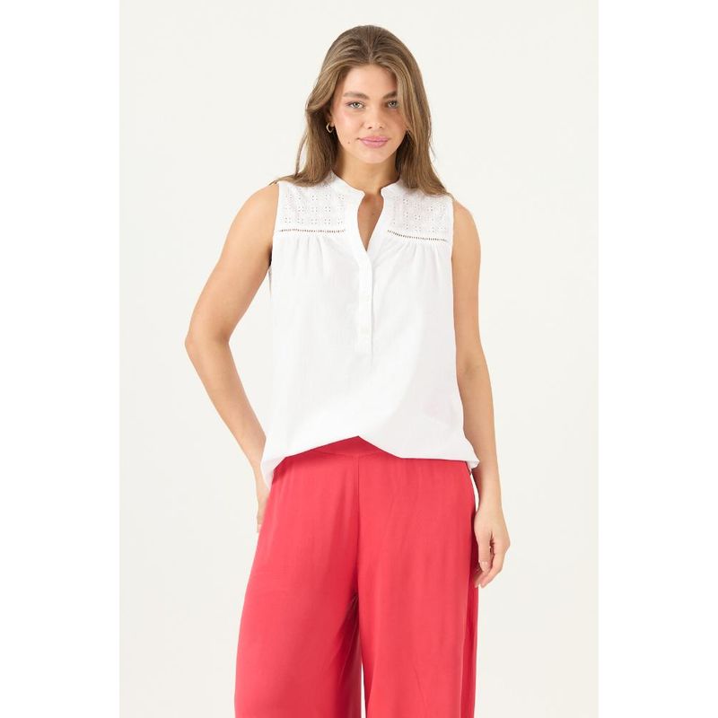 PRIVILEGE - Blusa blanca PRIVILEGE 3484