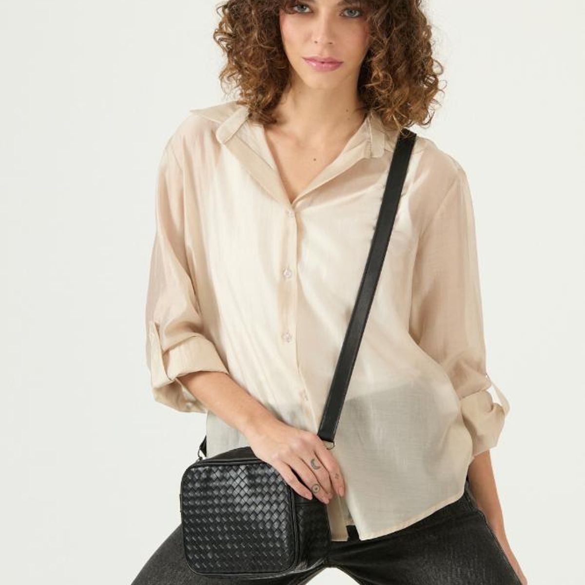 PRIVILEGE - Blusa beige PRIVILEGE 3369