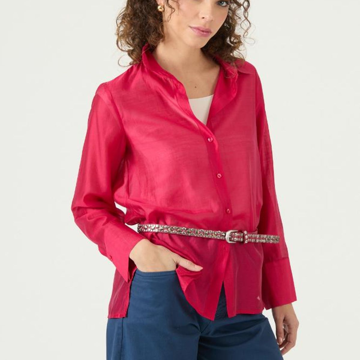 PRIVILEGE - Blusa roja PRIVILEGE 3308