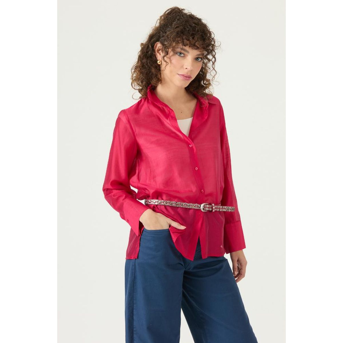 PRIVILEGE - Blusa roja PRIVILEGE 3308