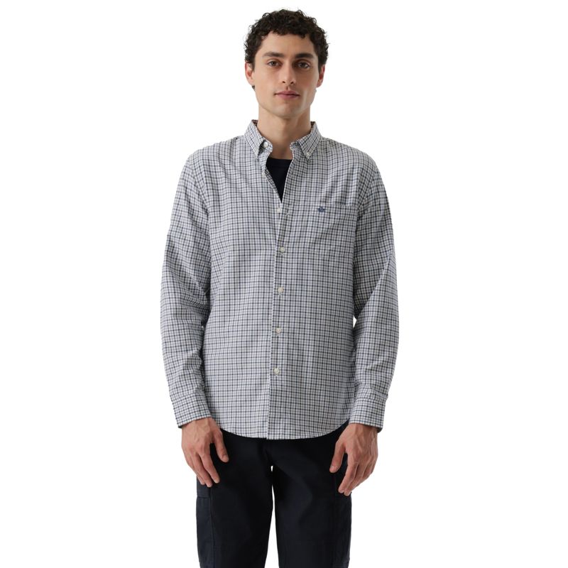 DOCKERS - Camisa Hombre Woven Refine Classic Fit Ocean Blue Dockers