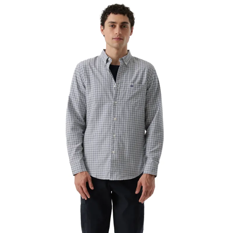 DOCKERS - Camisa Hombre Woven Refine Classic Fit Ocean Blue Dockers