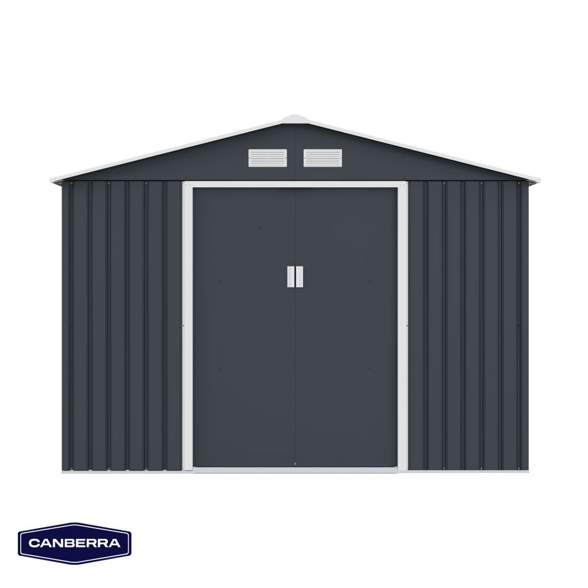 CANBERRA - Bodega De Jardín Para Exteriores Gris 277x195x203cm Canberra