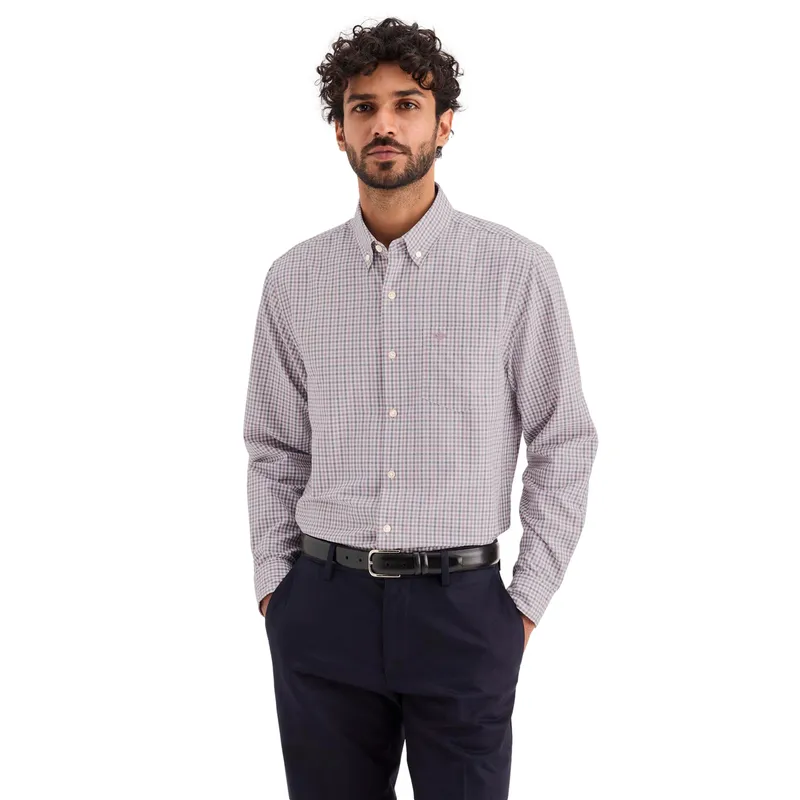 DOCKERS - Camisa Hombre Woven Refine Classic Fit Lucent White Dockers