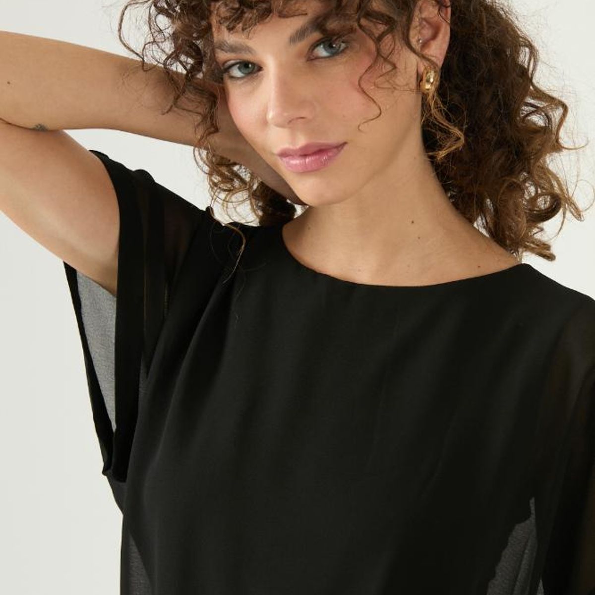 PRIVILEGE - Blusa negra PRIVILEGE 3293