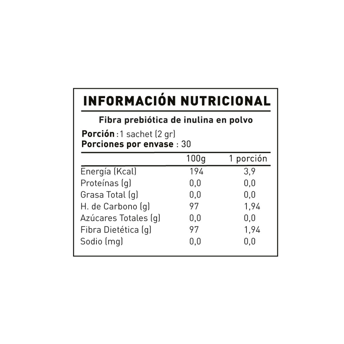 NUP - DUO NUP Prebióticos 30 sachet 60 gramos