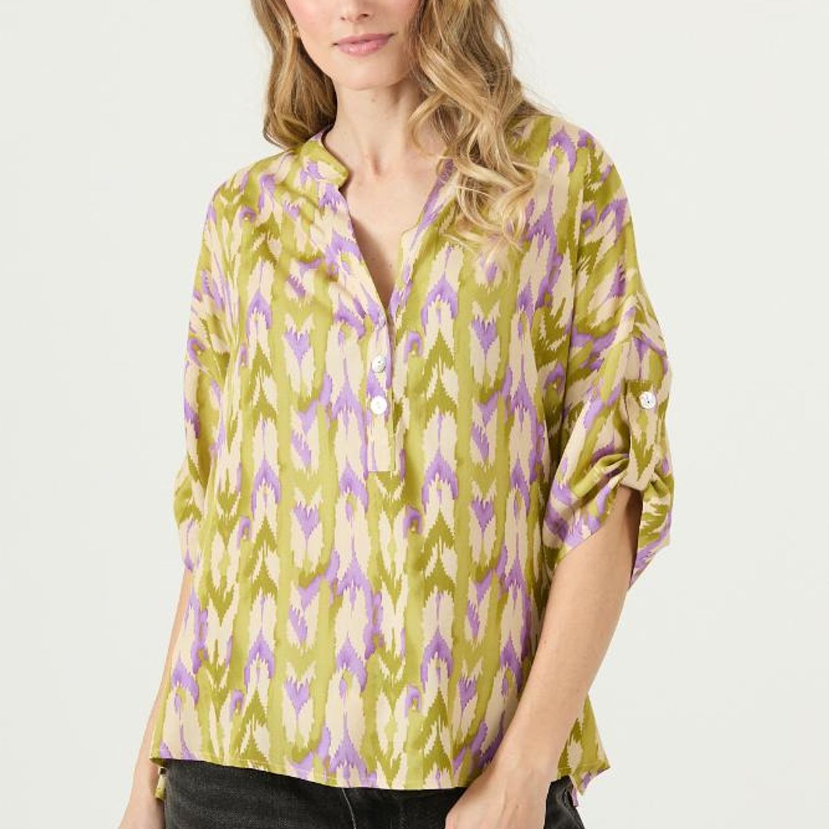 PRIVILEGE - Blusa lima estampada PRIVILEGE 3295
