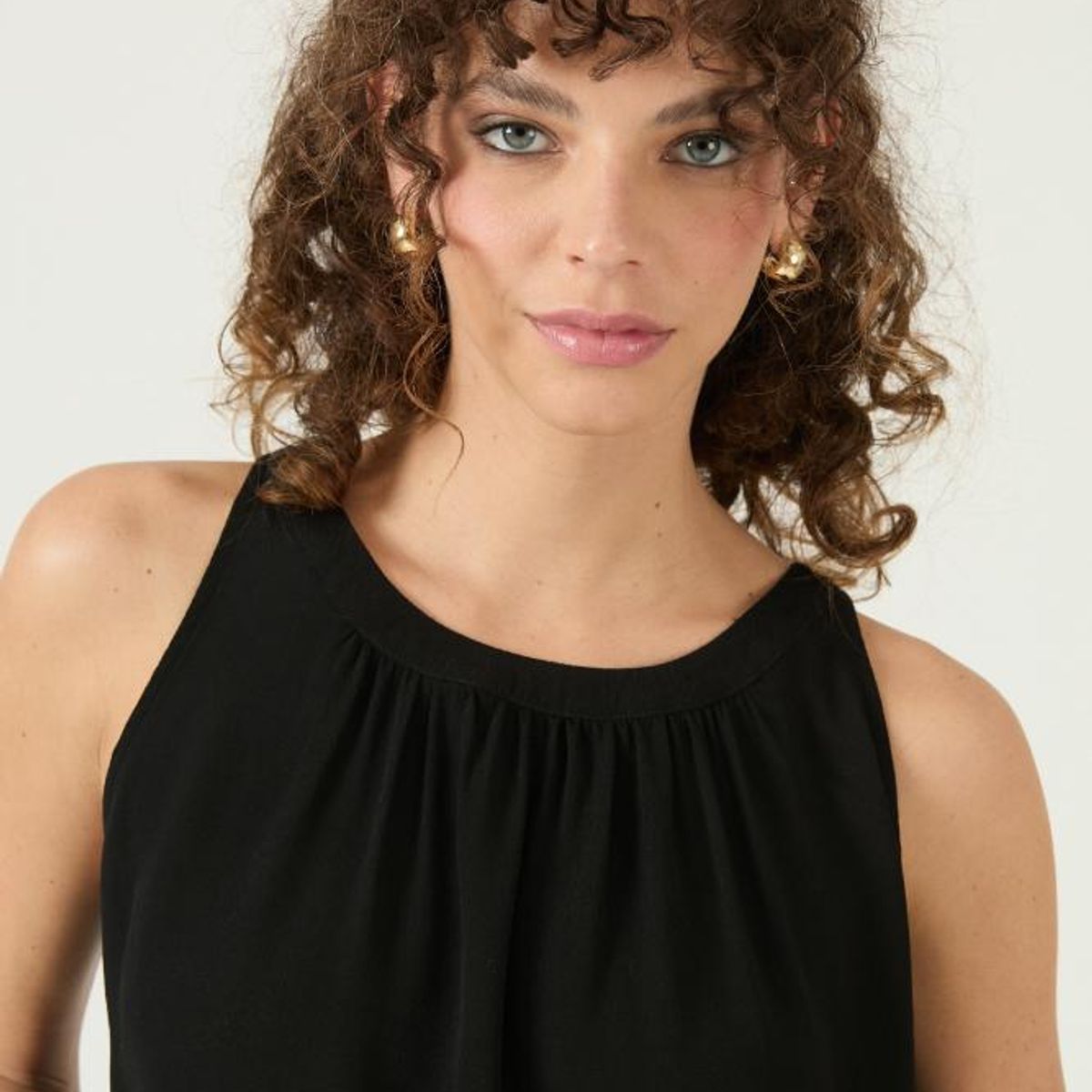 PRIVILEGE - Blusa negra PRIVILEGE 3315