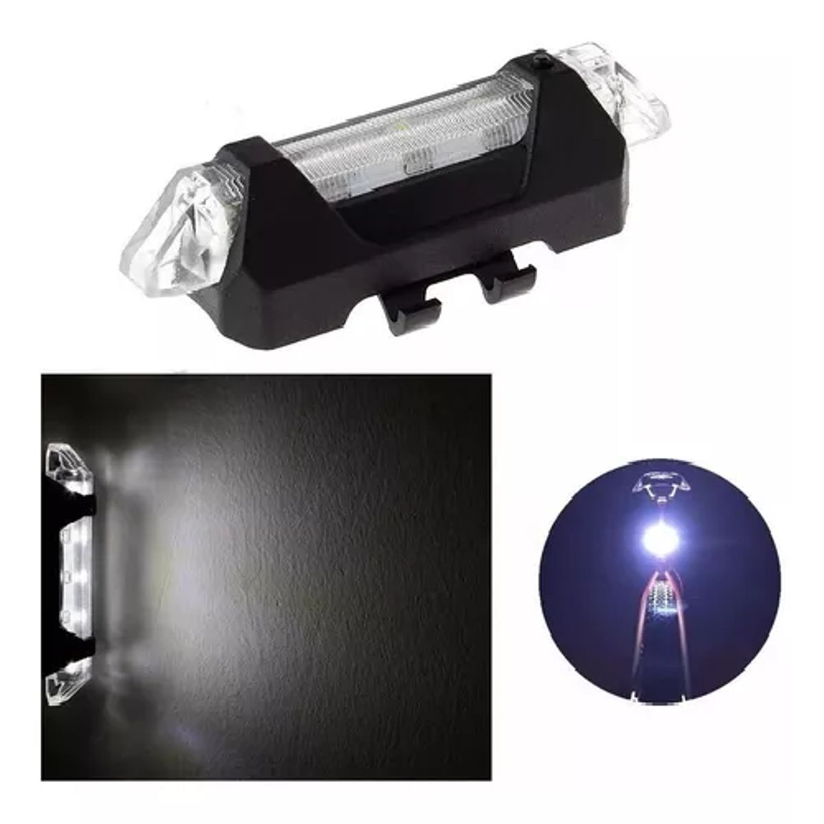 GENERICO - Luces LED recargables por USB para bicicleta