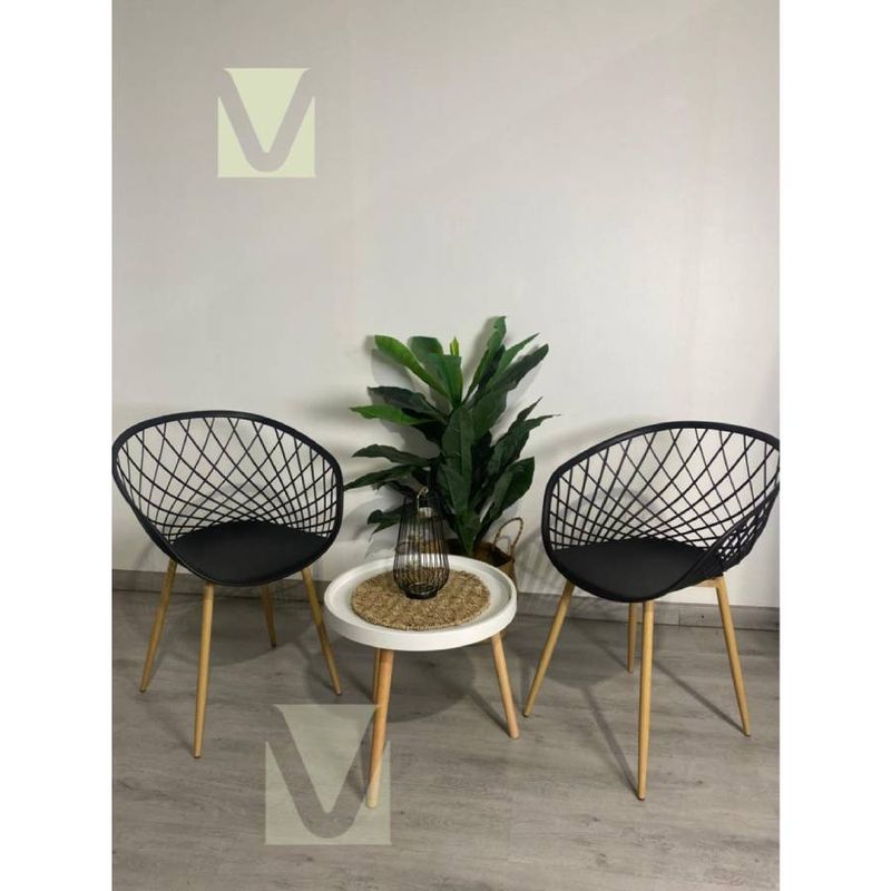 MOAD - Set Terraza Mesh Exterior Mesa Blanca