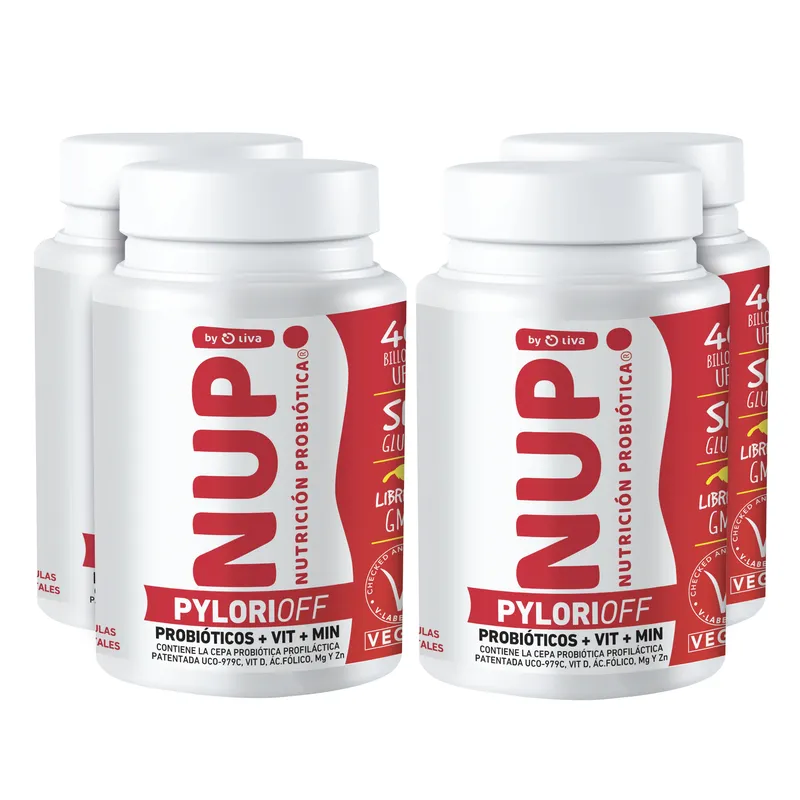 NUP - FAMILY PROBIÓTICOS NUP!®PYLORIOFF 40 BILLONES