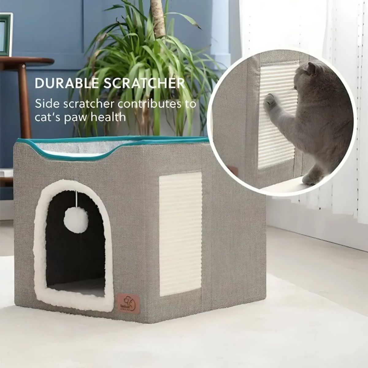 GENERICO - Cama Casa Iglu Para Mascotas Gato Y Perro Pequeño