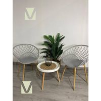 Set Terraza Mesh Exterior Mesa Blanca