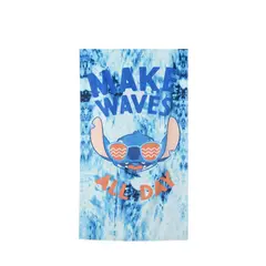 MASHINI - Toalla Playa 70x140 cm Stitch Waves