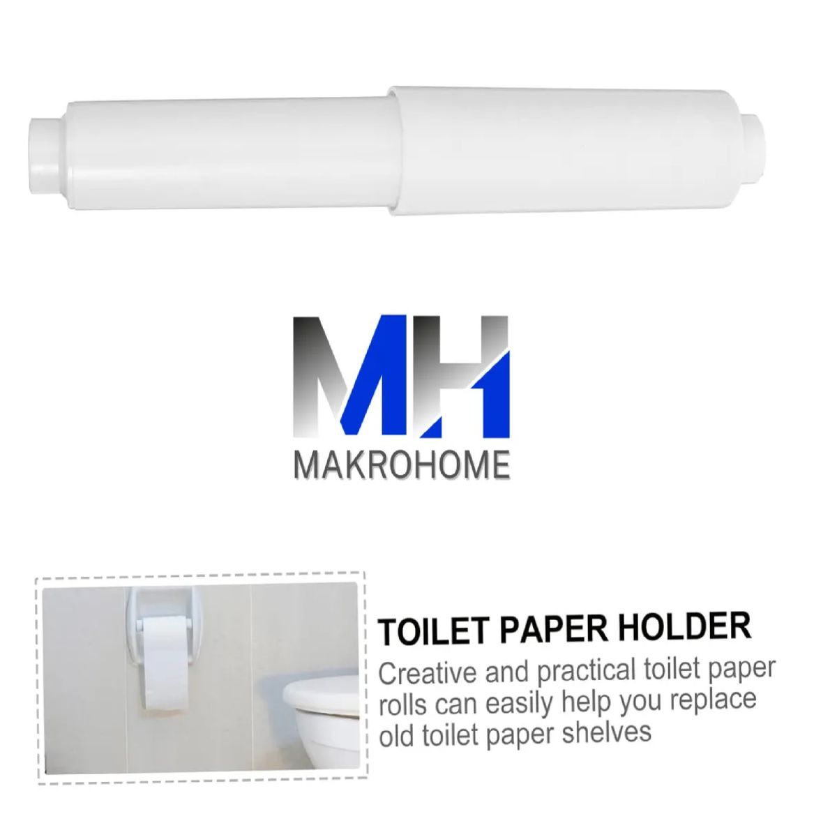 GENERICO - Repuesto Soporte Papel Higienico Marca Aquakit