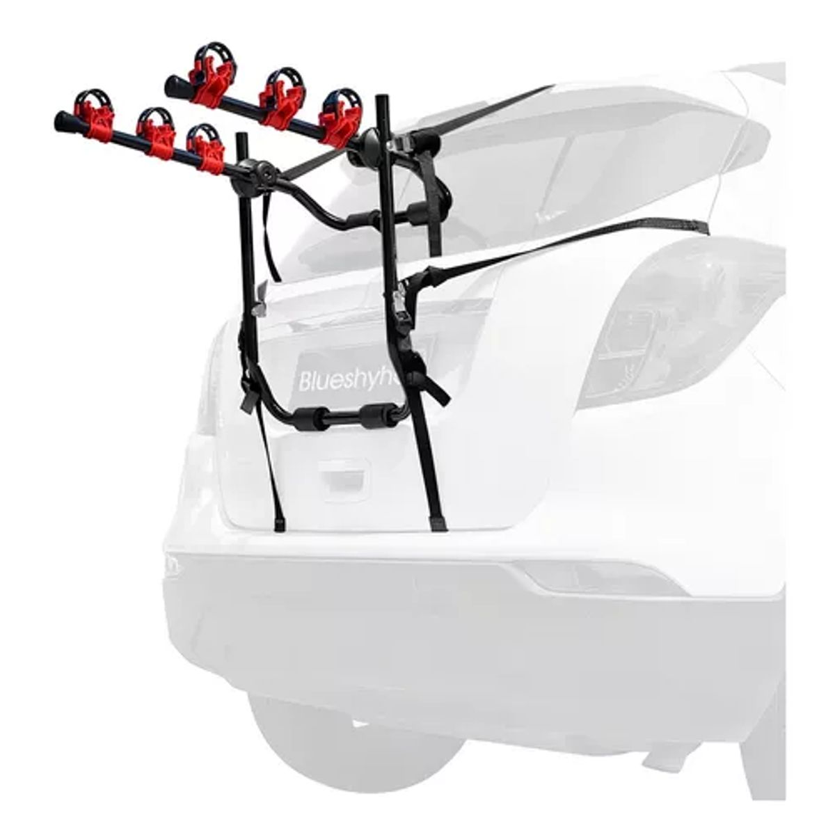 GENERICO - Soporte porta bicicletas para auto capacidad 3 bicicletas