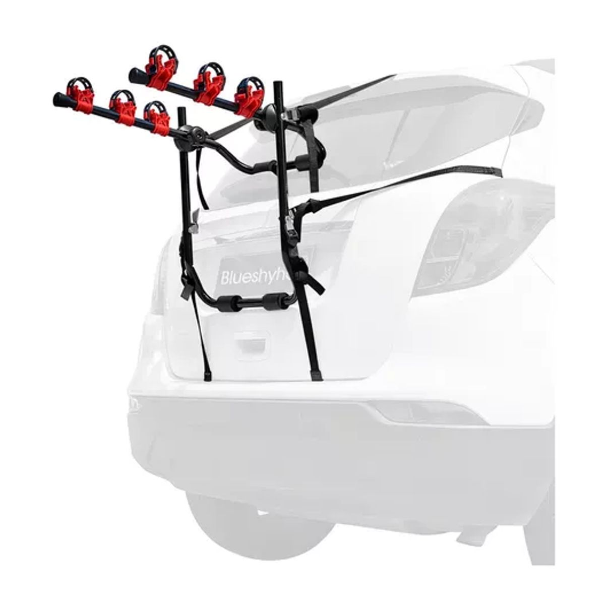GENERICO - Soporte porta bicicletas para auto capacidad 3 bicicletas