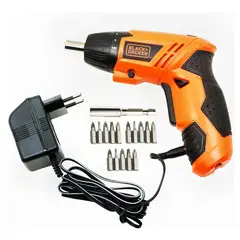 BLACK+DECKER - Atornillador Inalámbrico 48v+16 Acc+Bat+Carg KC4815-B2C