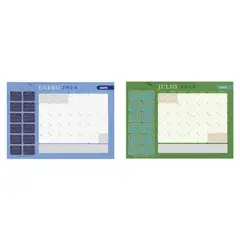 ASCOTT - Planner Calendario Agenda Mensual De Escritorio Isofit