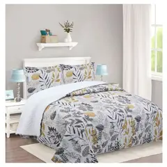 COMPRAPO - Cubrecama Quilt Sherpa King + 2 Fundas 50x70 Cm