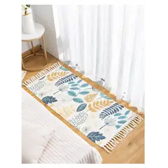 ALMA & DECO - Bajada de Cama o Piecera Vibrant Naturezza 130x60 Cm