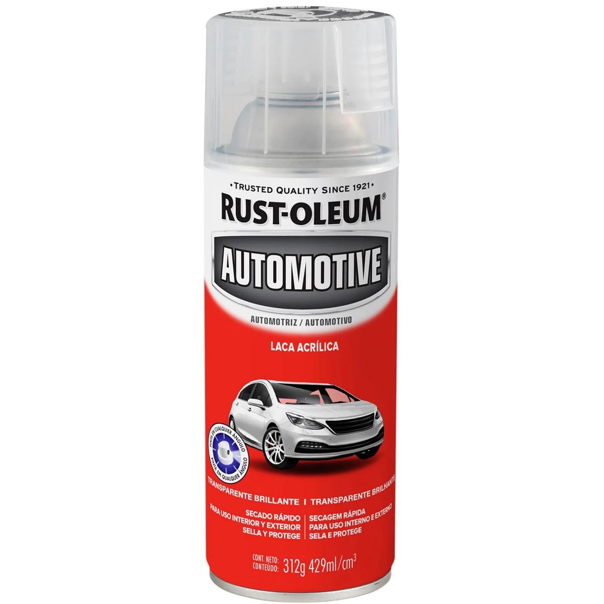 RUST OLEUM - Pintura Spray Laca Acrilica Transparente Rust Oleum