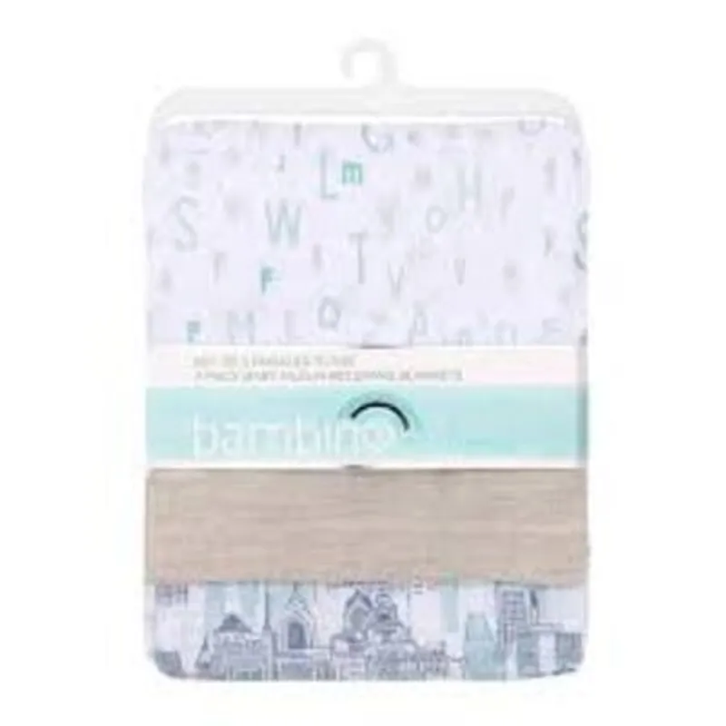 BAMBINO - Bambino Pañales tutitos Pack x3 unidades- Abecedario