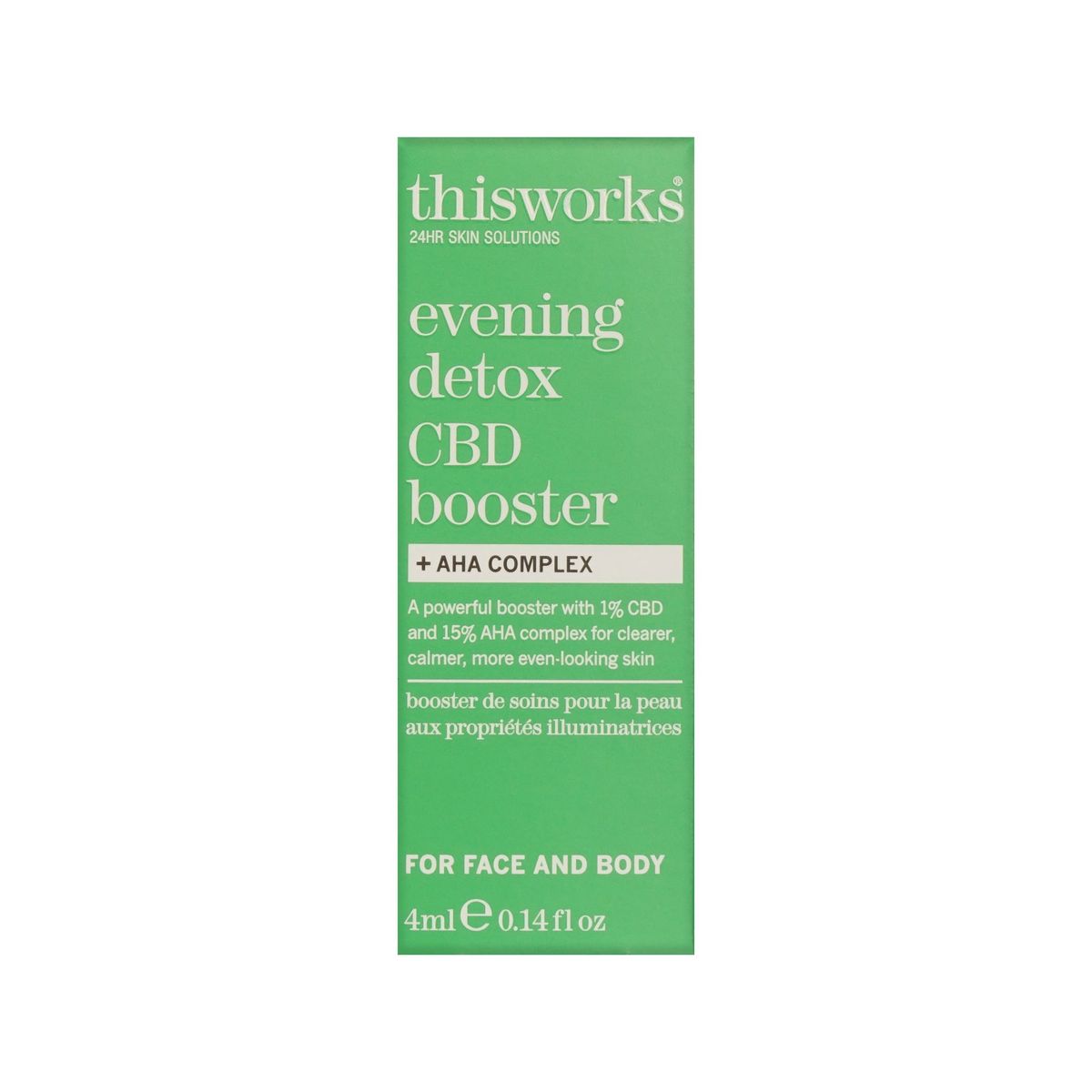THISWORKS - ThisWorks Booster Detox Nocturno con CBD + Complejo AHA 4 ml