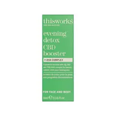 THISWORKS - Booster Detox Nocturno con CBD + Complejo AHA 4 ml