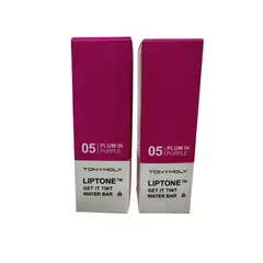TONYMOLY - Liptone Get it Tint Water Bar 05 Ciruela en Púrpura 32 ml Set de 2
