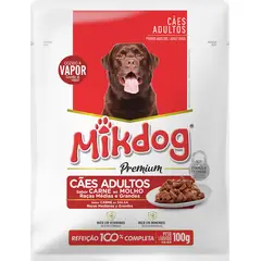 GENERICO - Pouche Mikdog Carne 100gr