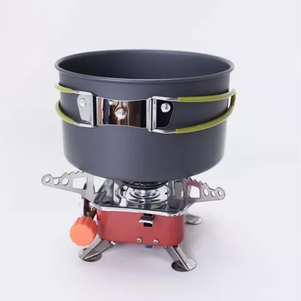 GENERICO - Set de ollas y tetera para camping