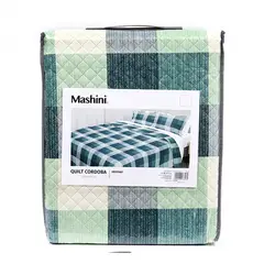 MASHINI - Quilt Cordoba Estampado 2.0 Plazas Romana