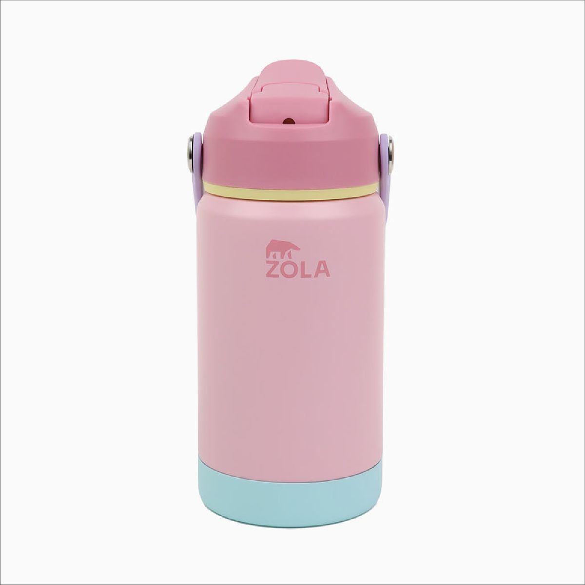 ZOLA OUTDOORS - Termo Botella Térmica Zola 355 Ml Acero Inoxidable Niño Niña ROSADO