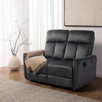 SOFA RECLINABLE 2 CUERPOS ASH MONACO
