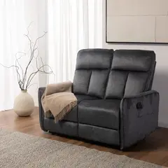 VYS SPA - SOFA RECLINABLE 2 CUERPOS ASH MONACO
