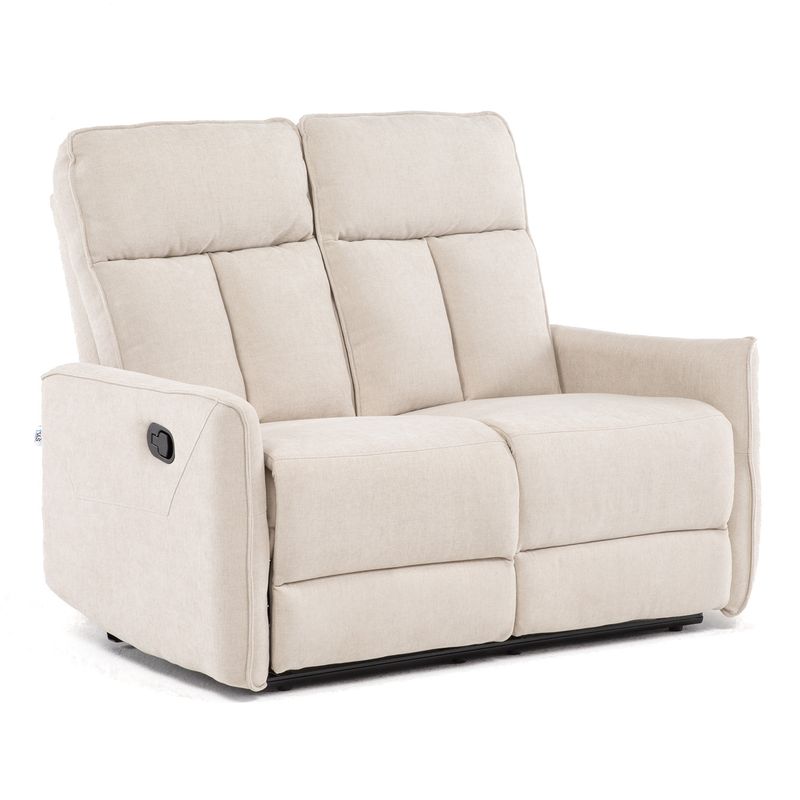 VYS SPA - SOFA RECLINABLE 2 CUERPOS WHITE MONACO