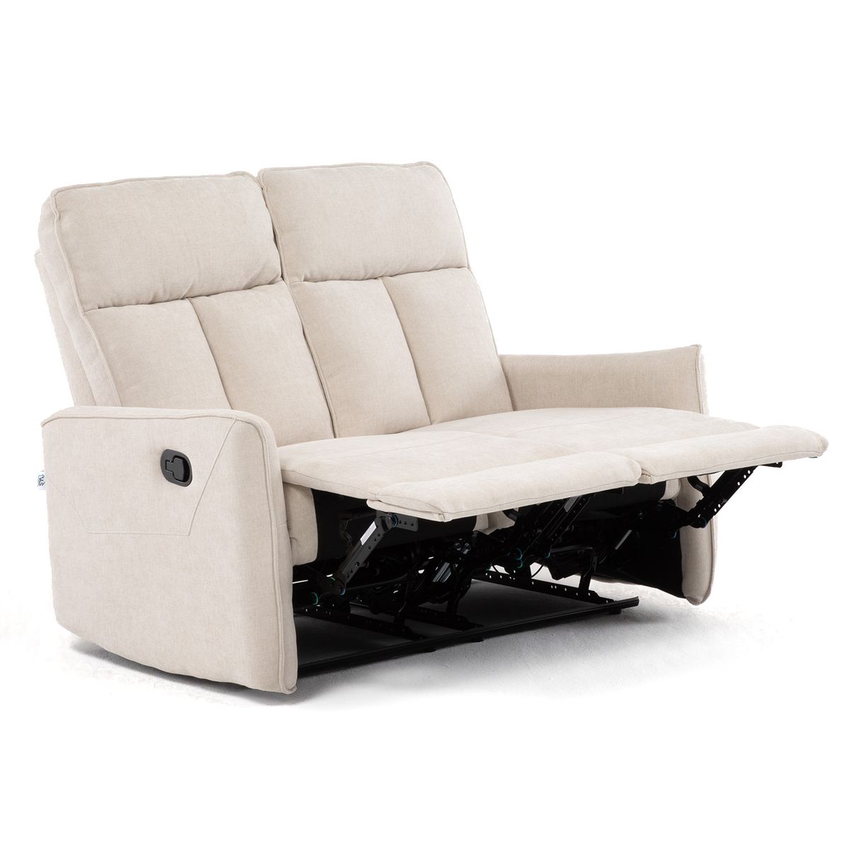 VYS SPA - SOFA RECLINABLE 2 CUERPOS WHITE MONACO