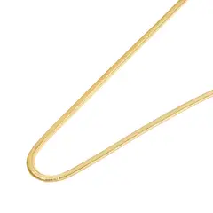 JB JOYAS BARON - Collar de Plata Esterlina 925 Snake revestido en Oro 18kt
